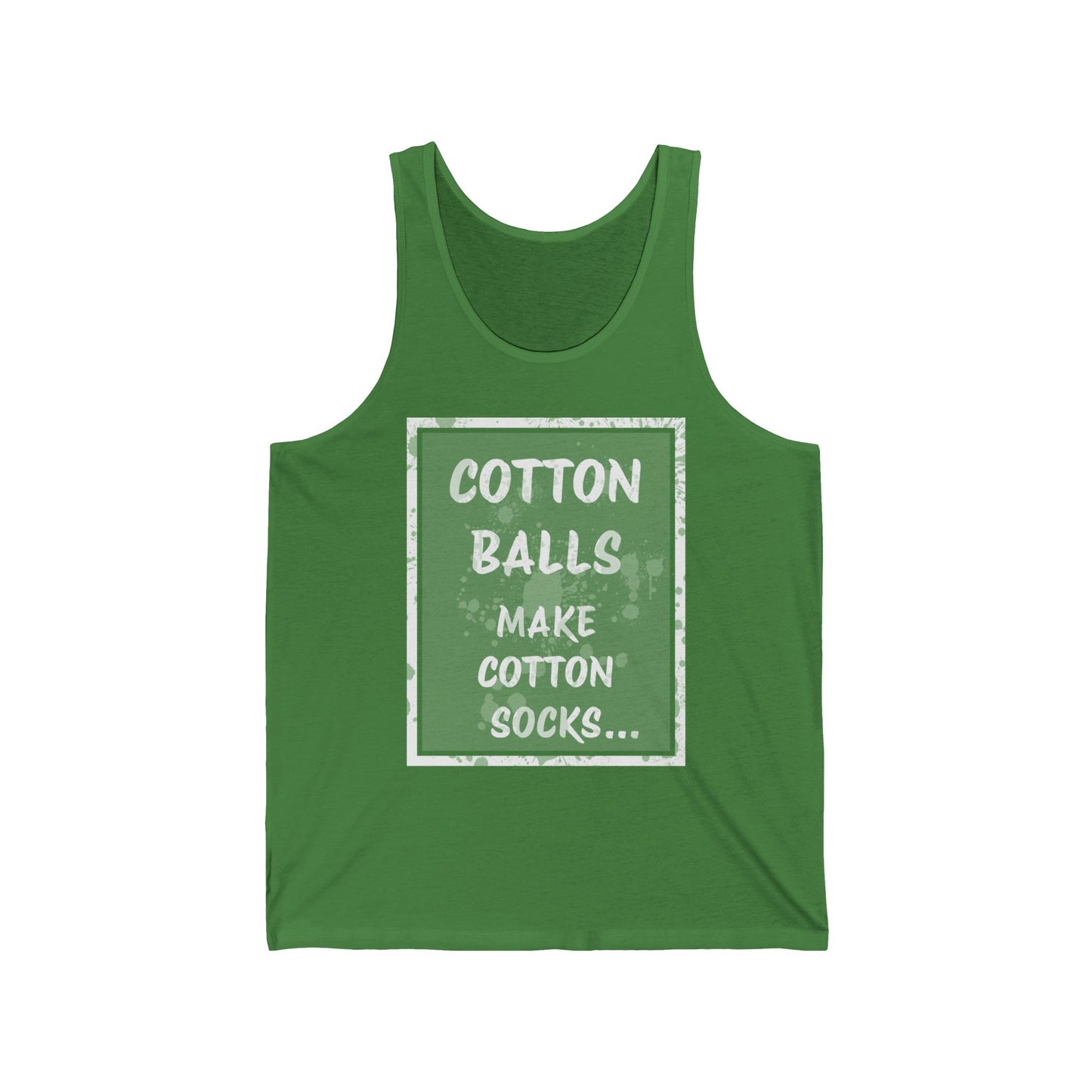 Cotton Balls Make Cotton Socks Tank