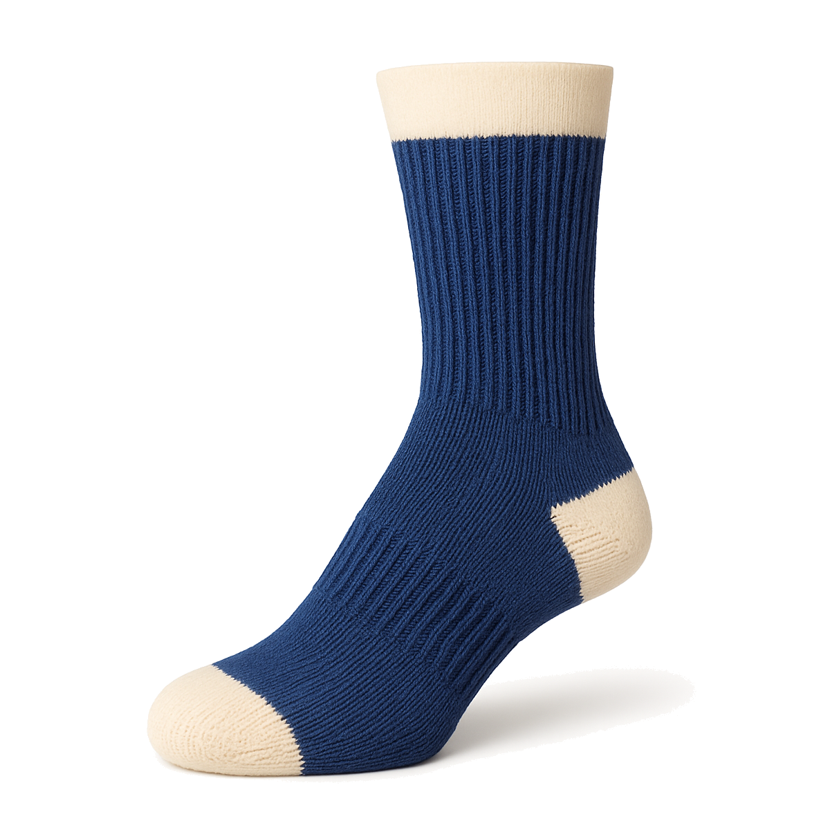Blue As An Ox 100% Cotton Men's Sport Crew Socks