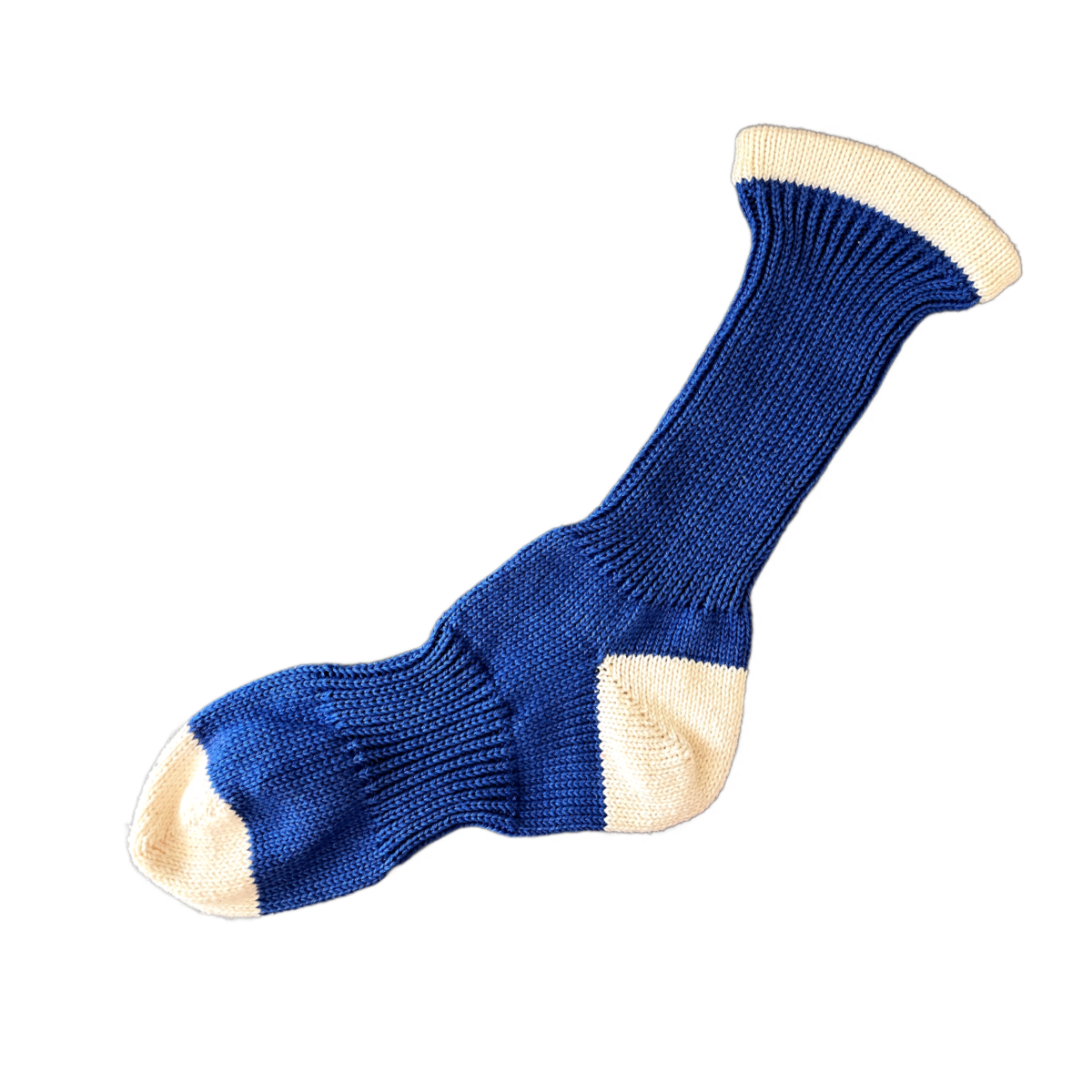 Blue As An Ox 100% Cotton Men's Sport Crew Socks