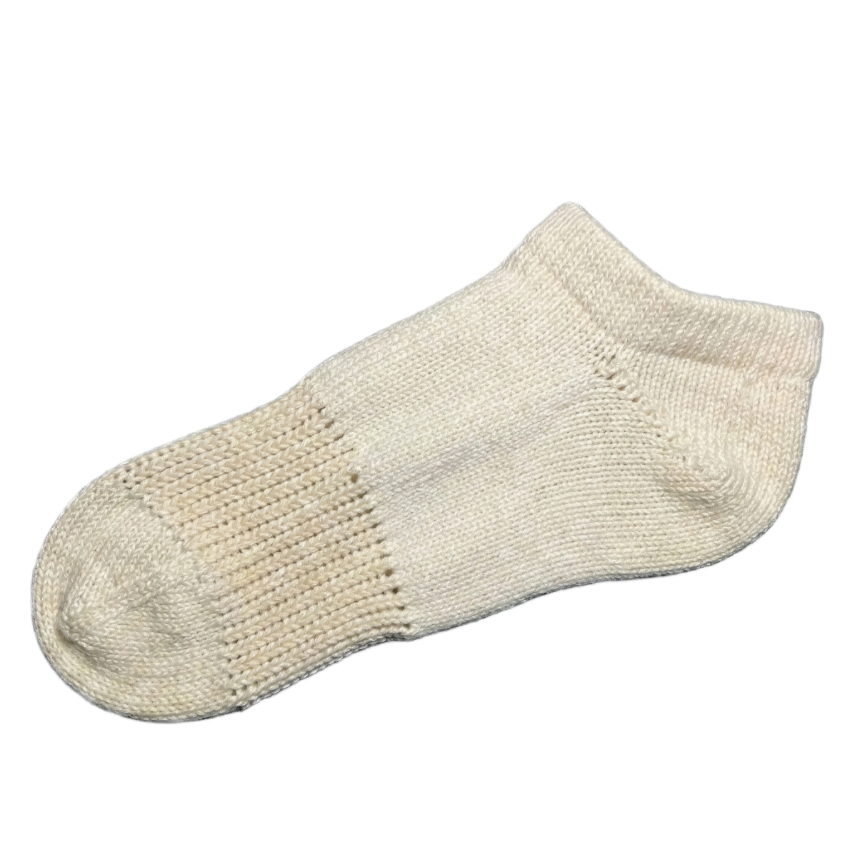 Tough Socks - Low Cut Ankle - Natural Color Solid - Men's - 100% Cotton